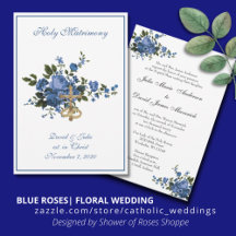 ELEGANT BLUE FLORAL WEDDING