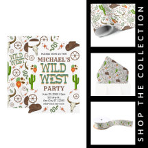 Wild West Birthday Party Supplies