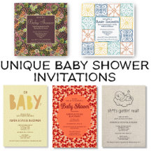 Unique Baby Shower Invitations