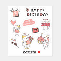Birthday Kid's stickers