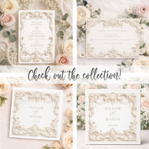 Elegant Ivory Baroque Wedding Suite