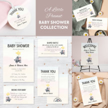 A Little Peanut is on the Way Elephant Baby Shower
