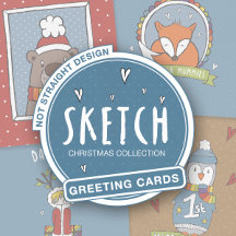 SKETCH CHRISTMAS - By Not Straight Design