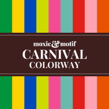 FABRIC - CARNIVAL Colorway - sewing textiles