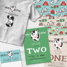 Holy Cow Farm Themed Birthday Party