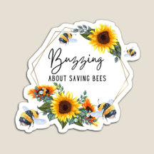 Save The BEES Stickers