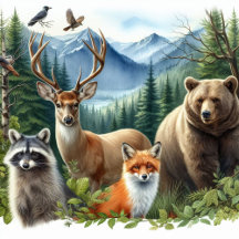 Woodland Wildlife Gifts & Rustic Decor for Nature 