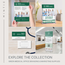 Green Medical Office Branding & Marketing Supplies
