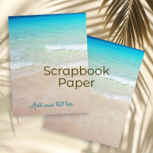 Scrapbook Paper, Beach and Tropical