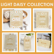 Boho Light Daisy Birthday