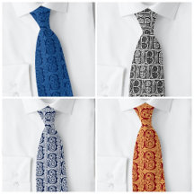 Medieval Monogram Neckties