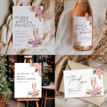 Pearls Petals & Prosecco Floral Bridal Shower