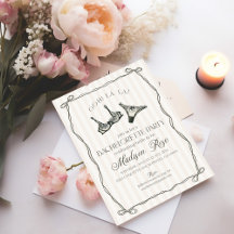 Black Lace Lingerie Shower Party Collection