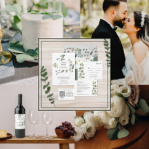 Contemporary Minimalist Eucalyptus Wedding