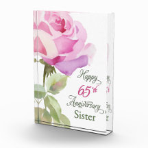 65th Anniversary Gifts for Catholic Nun Pink Rose