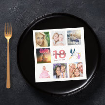 18th birthday party for her photo collage 