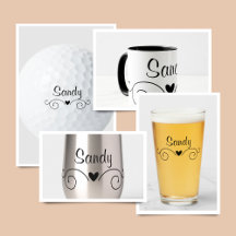 Simple Elegant Name On Gifts