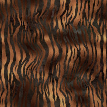 Gold Tiger Print Animal Elegant Chic