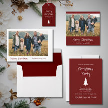 Modern Family Simple Christmas Celebration