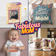 Retro 70s Psychedelic Typography for Mom