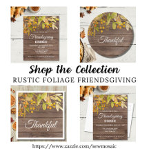  Rustic Foliage Friendsgiving Collection