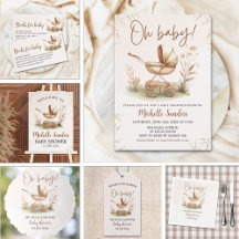 Boho Style Baby stroller Baby Shower