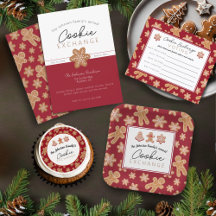 Gingerbread Theme Holiday Cookie Exchange Party