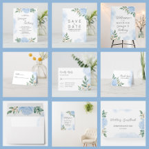 Watercolor Blue Roses