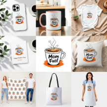 Mom Fuel   Funny Coffee Lover Mom Gifts