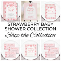 A Berry Sweet Strawberry Baby Shower Collection