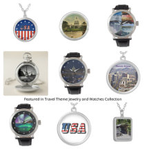 Travel Theme Jewelry and Watches