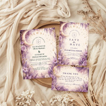 Enchanted Purple Celestial Wedding