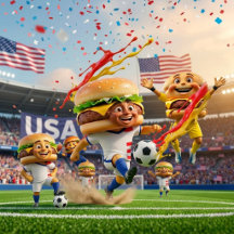 American Soccer Flavors: The Burger Striker 