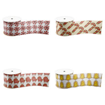 Hand-Illustrated Christmas and Hanukkah Ribbons