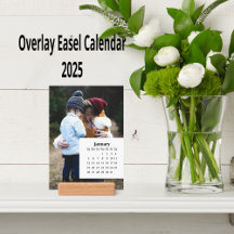Overlay Easel Calendar 2025