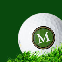One Initial Monogram Golf Gifts