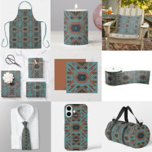 American Southwest Tribal Patterned Art And Colors