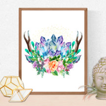 Boho Crystal Garden Bouquet