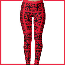LEGGINGS motif tribal Tatouage Femme. 2 Models