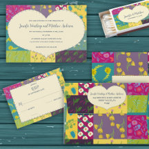 Boho Maximalist Patchwork Quilt Wedding Collection