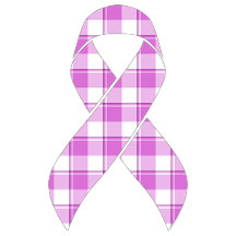 Testicular Cancer Awareness Plaid, Purple Ribbon