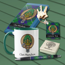 Clan Hamilton Hunting Tartan and Crest Collection