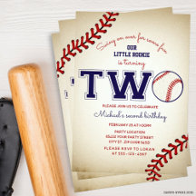 Baseball Second Birthday