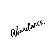 "Abundance" Collection