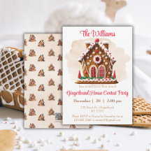 Gingerbread House Contest Party