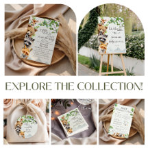 Woodland Wildlife A Little Wild One Baby Shower 