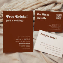 Retro Chic Modern Wedding