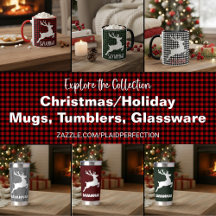 Christmas Mugs, Tumblers, Glassware
