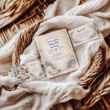 Blueberry Berry Vintage Garden 1st Birthday