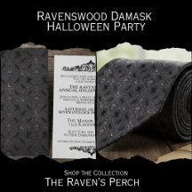 Ravenswood Damask Halloween Party